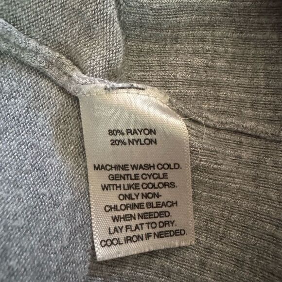 White House Black Market Womens Cowl Neck Sweater w/ Button Sleeve Detail Medium - Picture 7 of 7